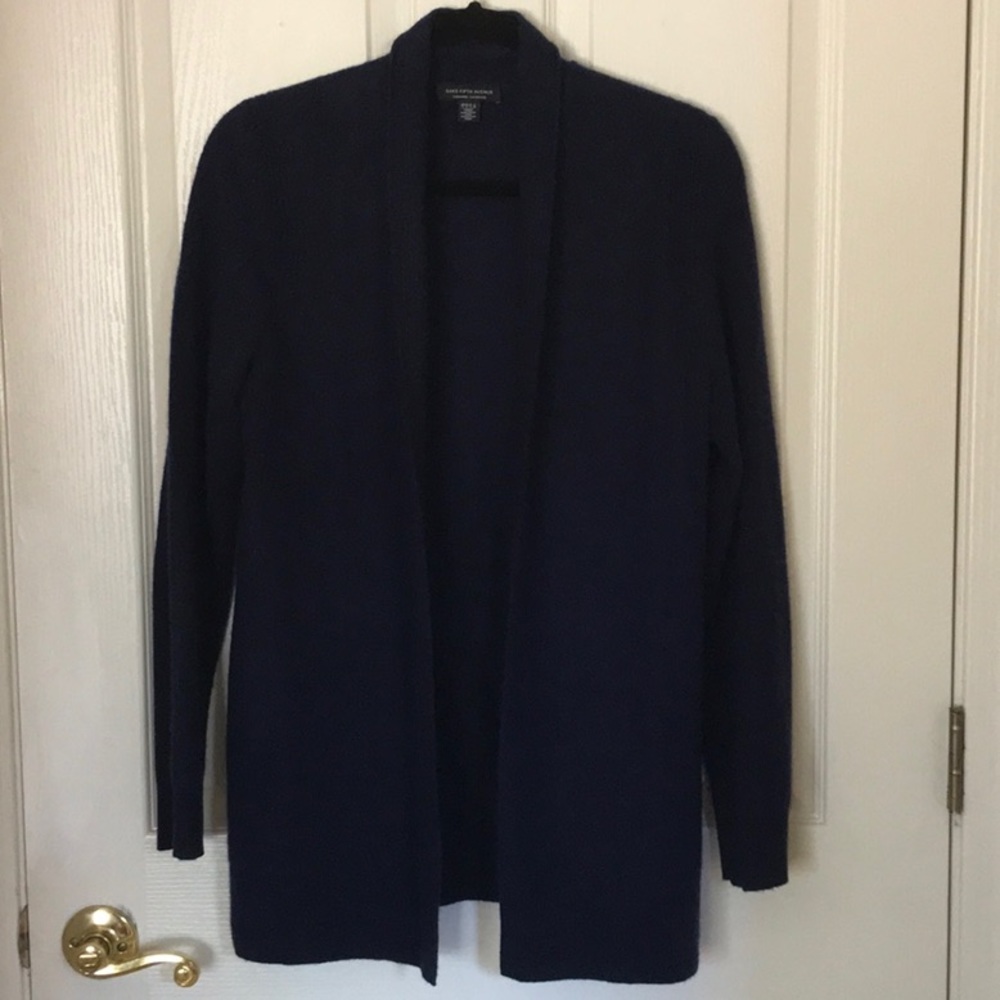 Cashmere Cardigan Navy